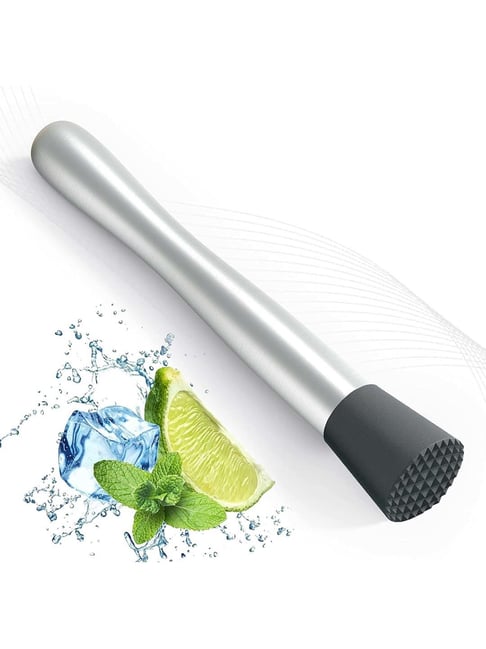 FnS Silver Stainless Steel 3-Piece Bar Set