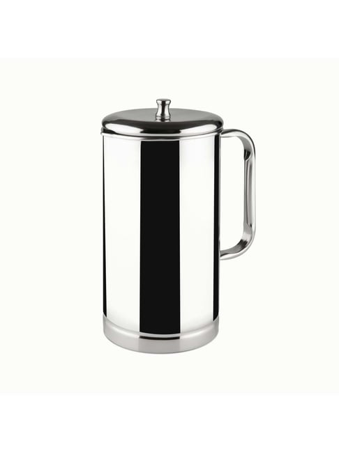 FnS Barista Silver Stainless Steel Pitcher (1.5 L)