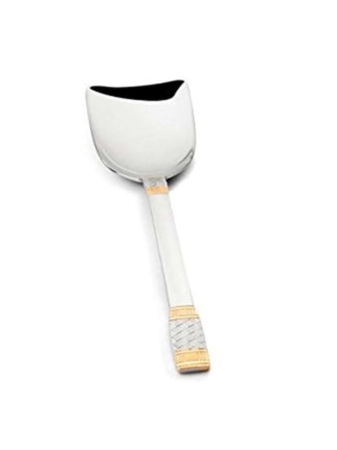 FnS Celebration Silver & Gold Stainless Steel Rice Server Spoon-picture-43