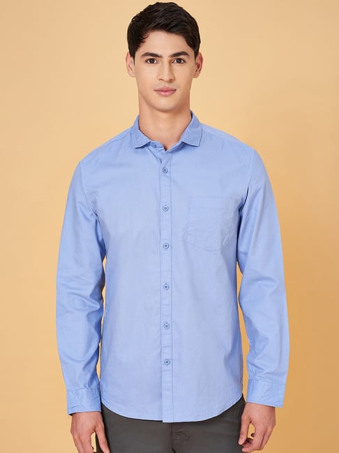 Byford By Pantaloons Blue Bell Slim Fit Shirt-picture-22