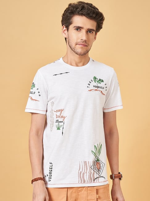 Urban Ranger By Pantaloons Jet Stream Slim Fit Printed T-Shirt-picture-19