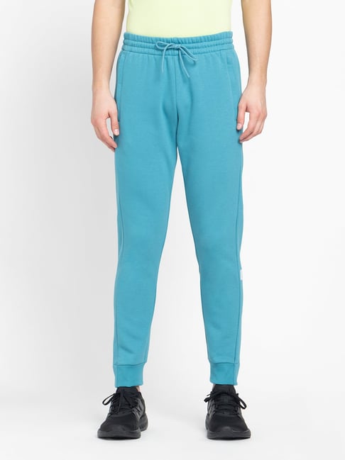 adidas Turquoise Regular Fit M Lng Pt Fl Sports Joggers-picture-33