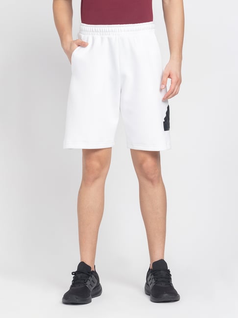 adidas White Printed Future Icons Badge Of Sports Short