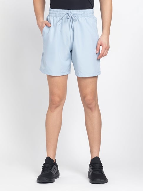 Light blue adidas shorts best sale