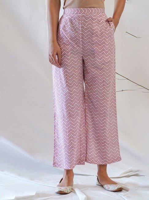 Akiso Gulkari Straight Pajama Pants - Peach-picture-19