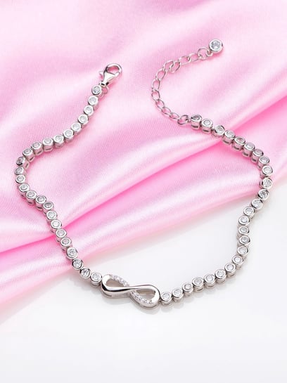 Buy Zavya 92.5 Sterling Silver Bracelet Online At Best Price