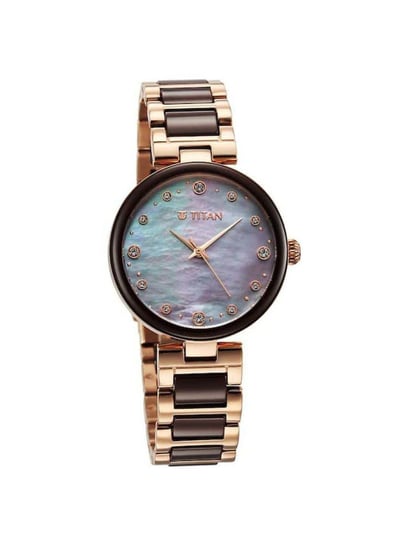 lady　0509 Buy Titan 95214KD03 Purple Ceramics Analog Watch for Women Online