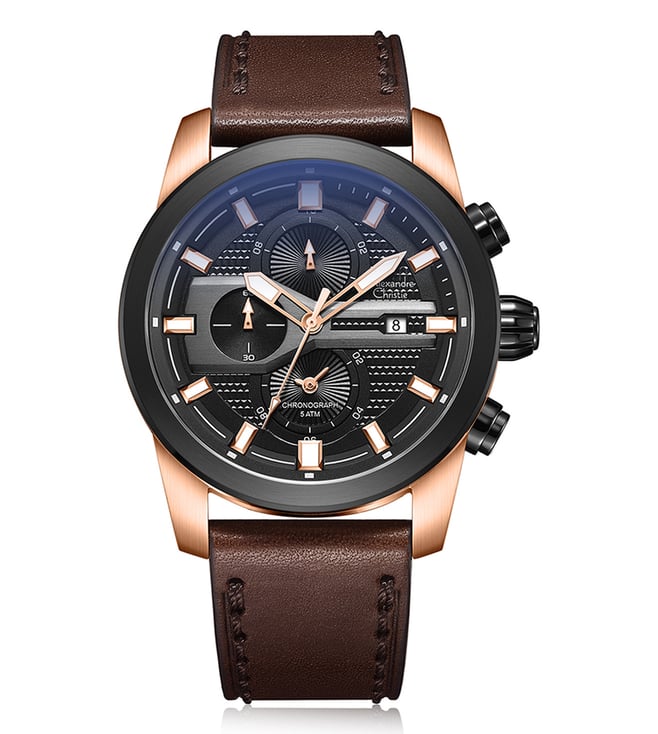 Buy Alexandre Christie 6562MCLBRBA New Chronograph Watch for Men