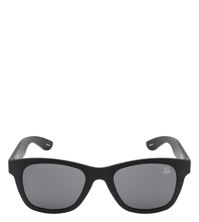SeeSaw 1097 C1 Grey UV Protected Square Sunglasses for Kids