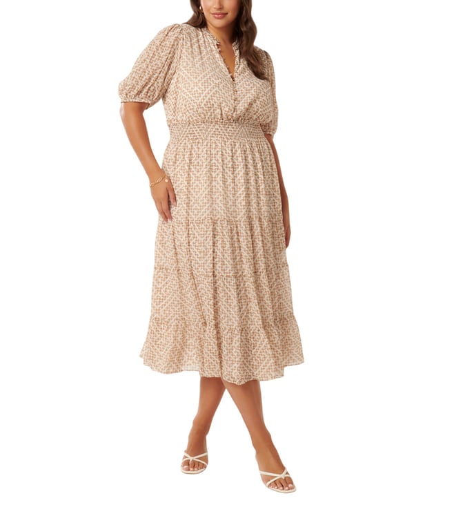 sachin and babi light blue dress Alemais Hazel Smocked Embroidered Sundress Midi Dress, Women's Fashion,  Dresses & Sets, Dresses on Carousell main image 1