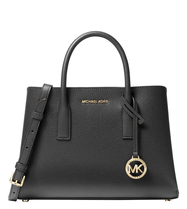 Buy Michael Kors Black RUTHIE Small Leather Satchel for Women Online Tata CLiQ Luxury