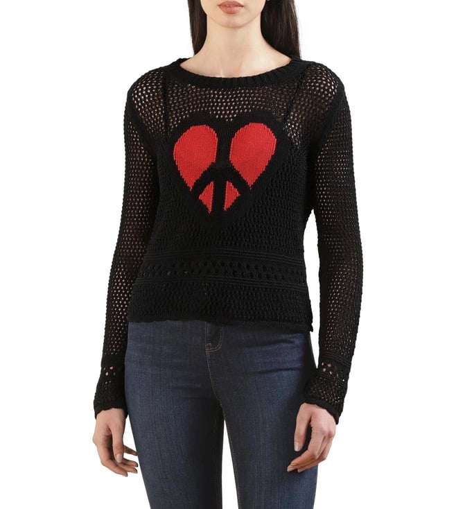 【MOSCHINO】Woman T-Shirt Black Moschino logo-print Cotton T-shirt | Black | FARFETCH