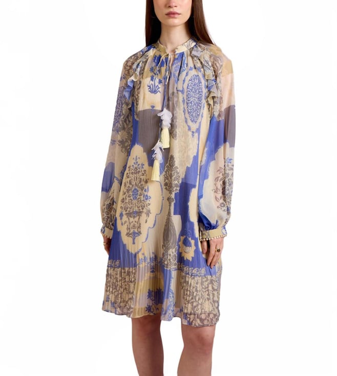open lace back dress Pankaj & Nidhi