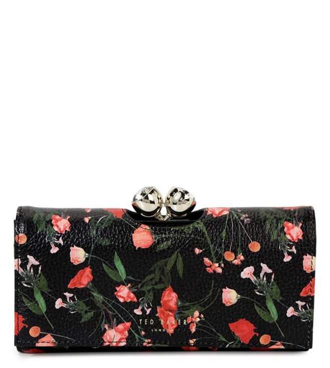 Buy Ted Baker Black Floral Purse for Women Online Tata CLiQ Luxury