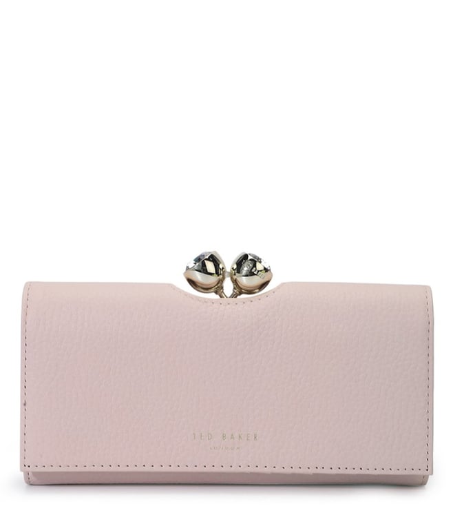 Buy Ted Baker Pink Leather Purse for Women Online Tata CLiQ Luxury