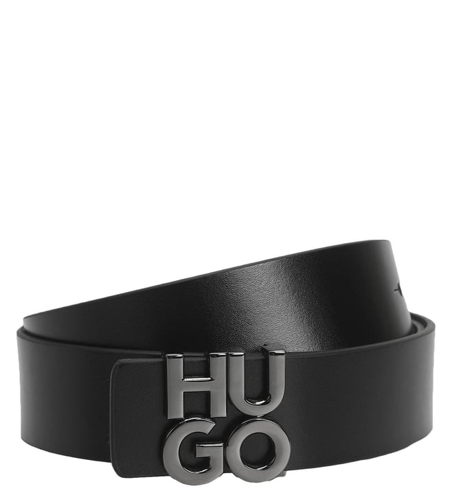 mens black hugo boss belt