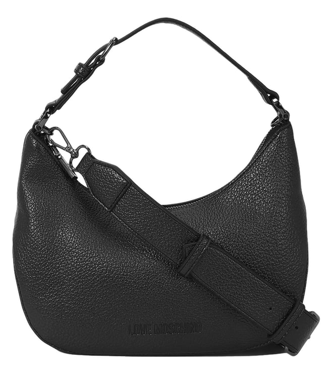 Love Moschino Black Hobo Bag 