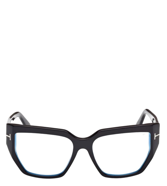 Tom Ford FT5951-B 54 001 Black Cat Eye Eye Frames for Women