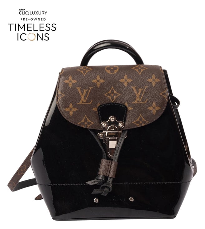 Buy Louis Vuitton Black Monogram Vernis Hot Springs Backpack for Women