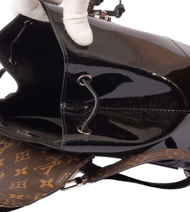 Buy Louis Vuitton Black Monogram Vernis Hot Springs Backpack for Women