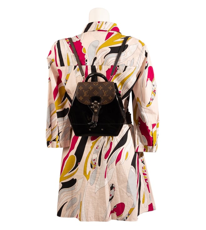 Buy Louis Vuitton Black Monogram Vernis Hot Springs Backpack for Women