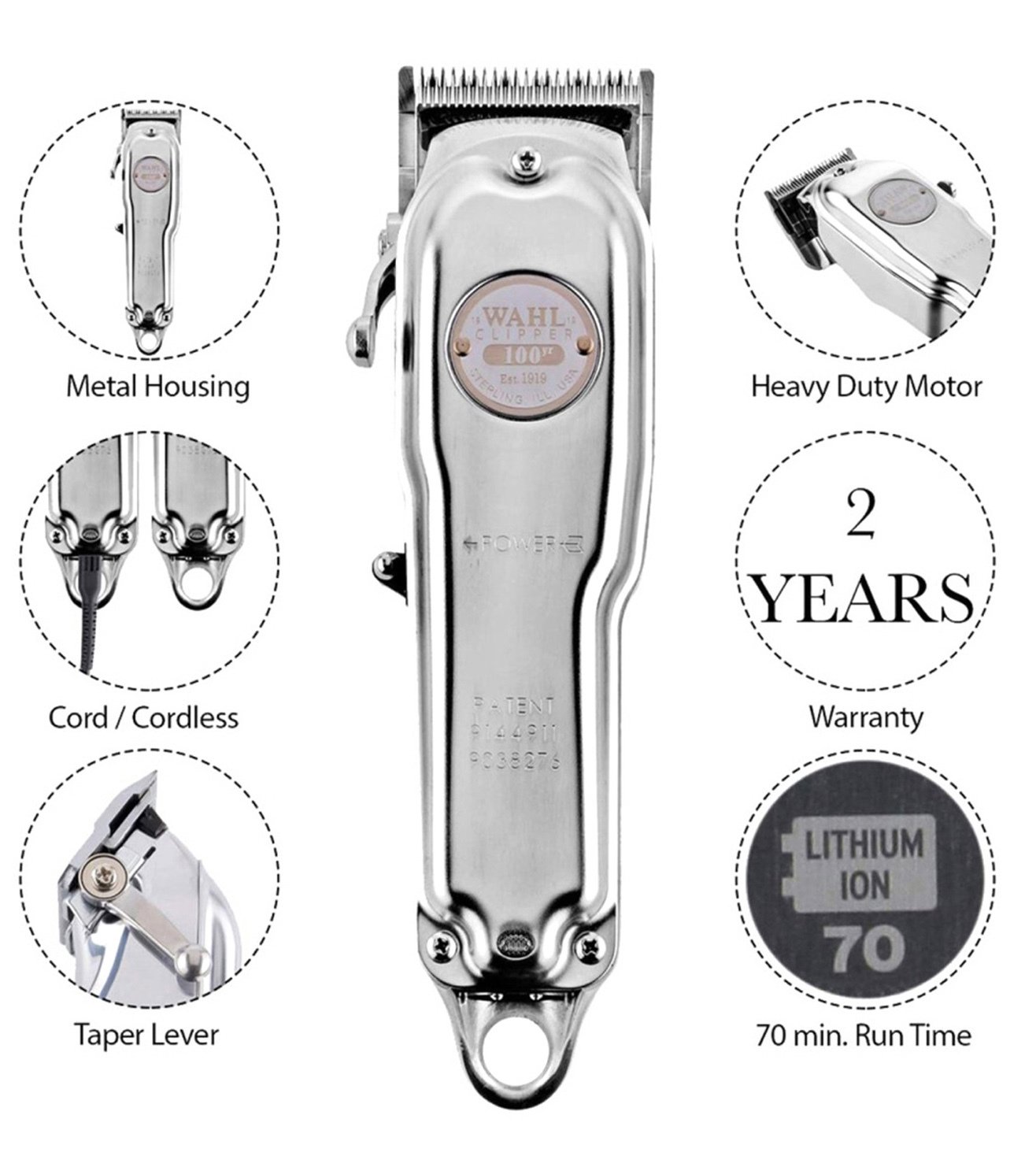 Wahl Clippers 1919 100 online Year Limited Edition