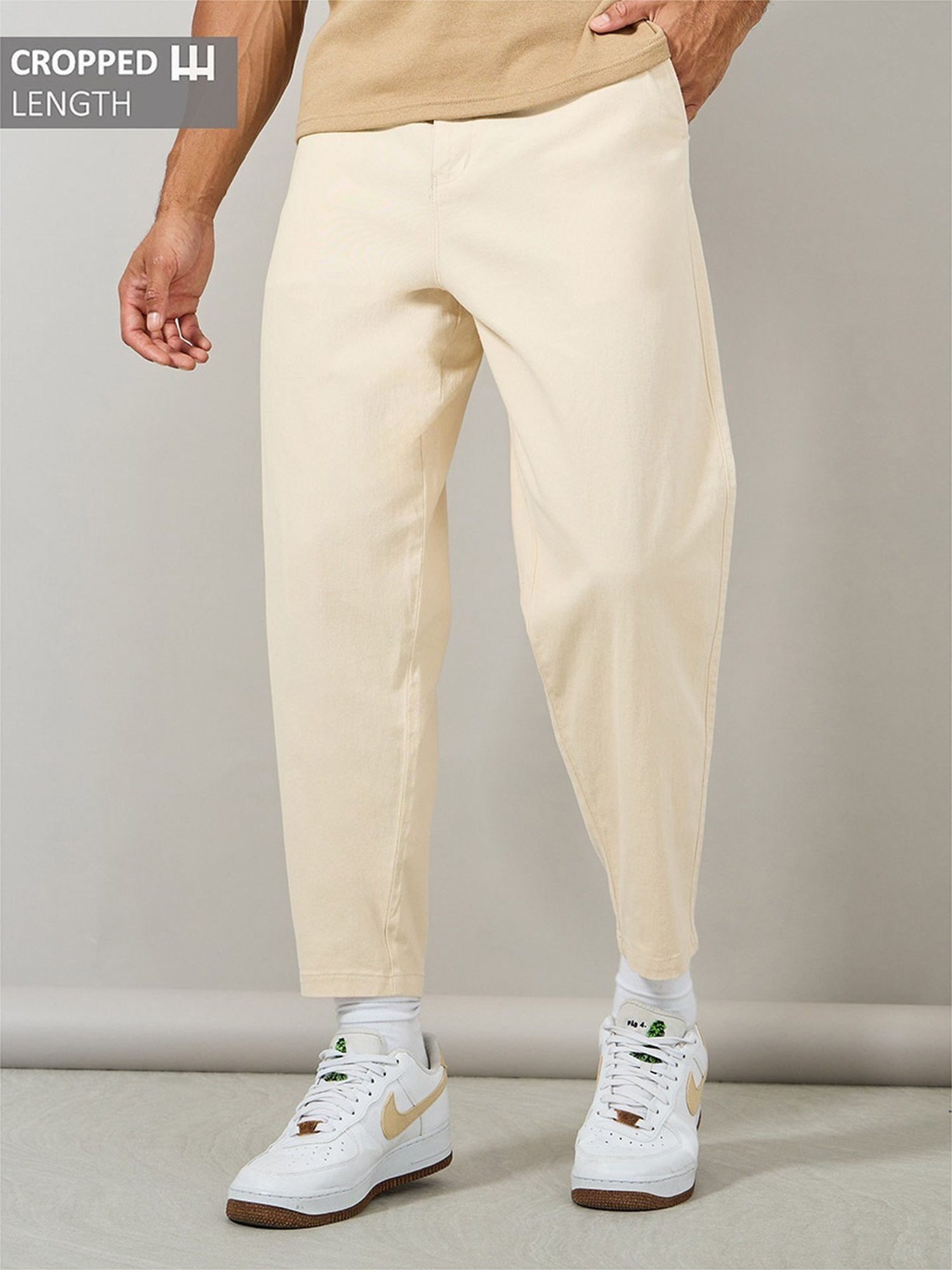 simply complicated LOOSE FIT CHINO BEIGEパンツ simply complicated