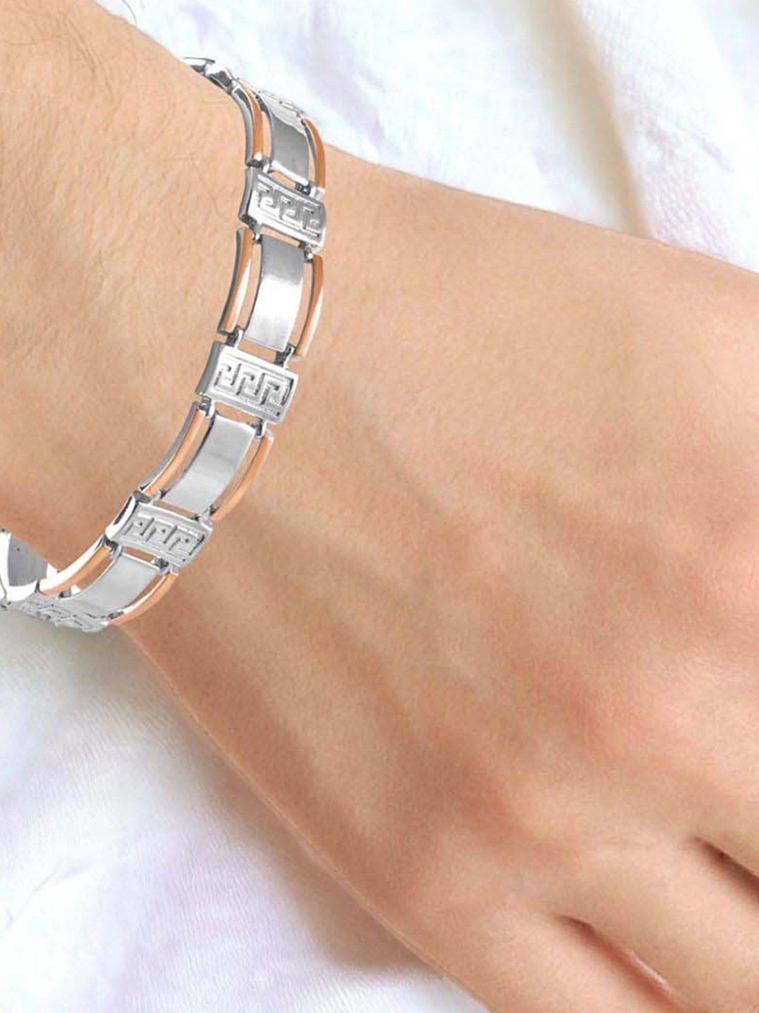 Buy Rihi by P.C. Chandra Jewellers 925 Silver Bracelet Online At Best Price Tata CLiQ