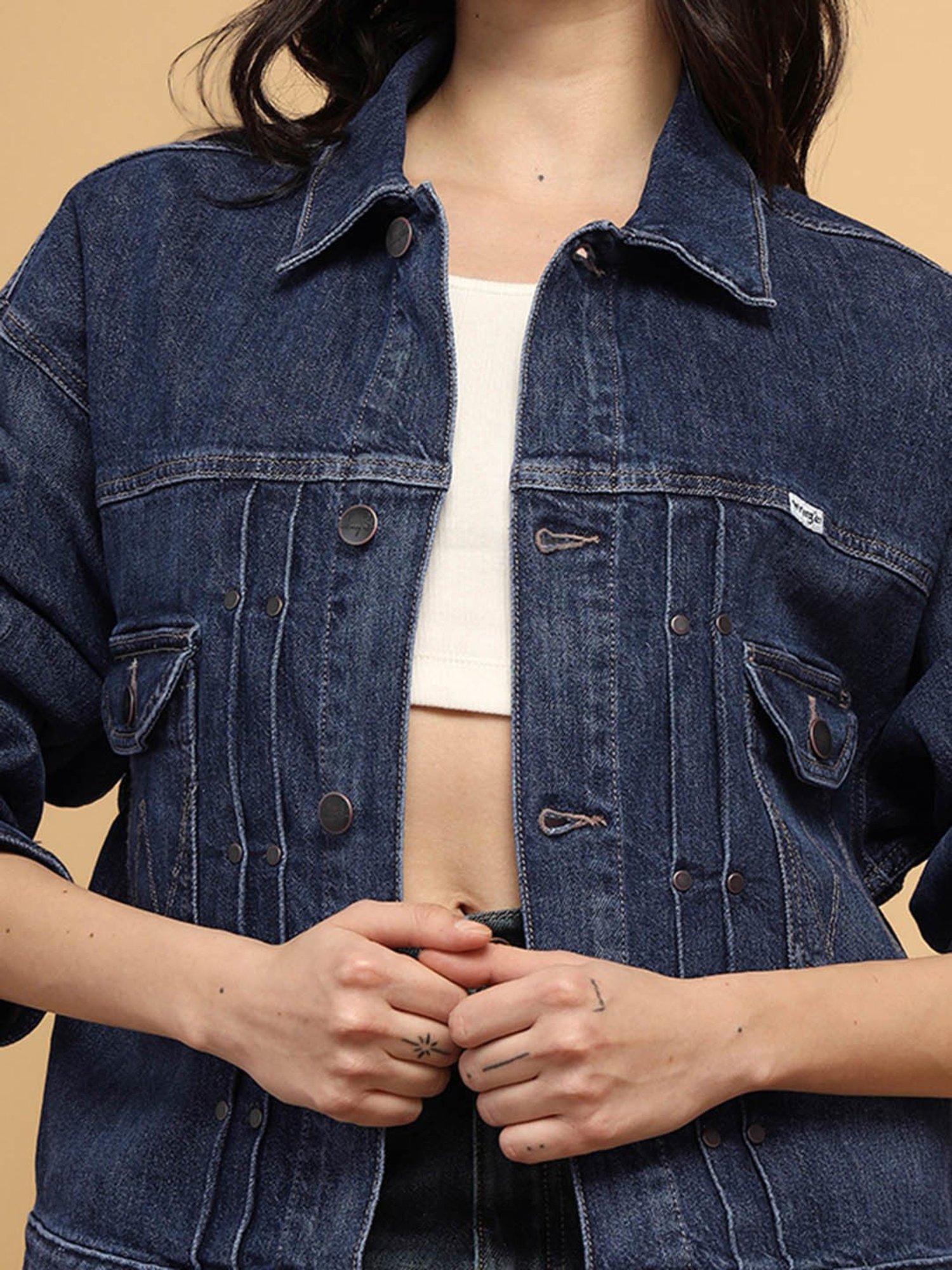 Wrangler Dark Blue Denim Jacket