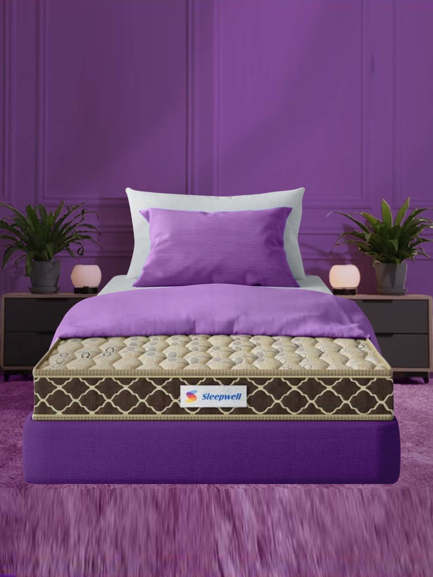 Double bed gadda sleepwell best sale