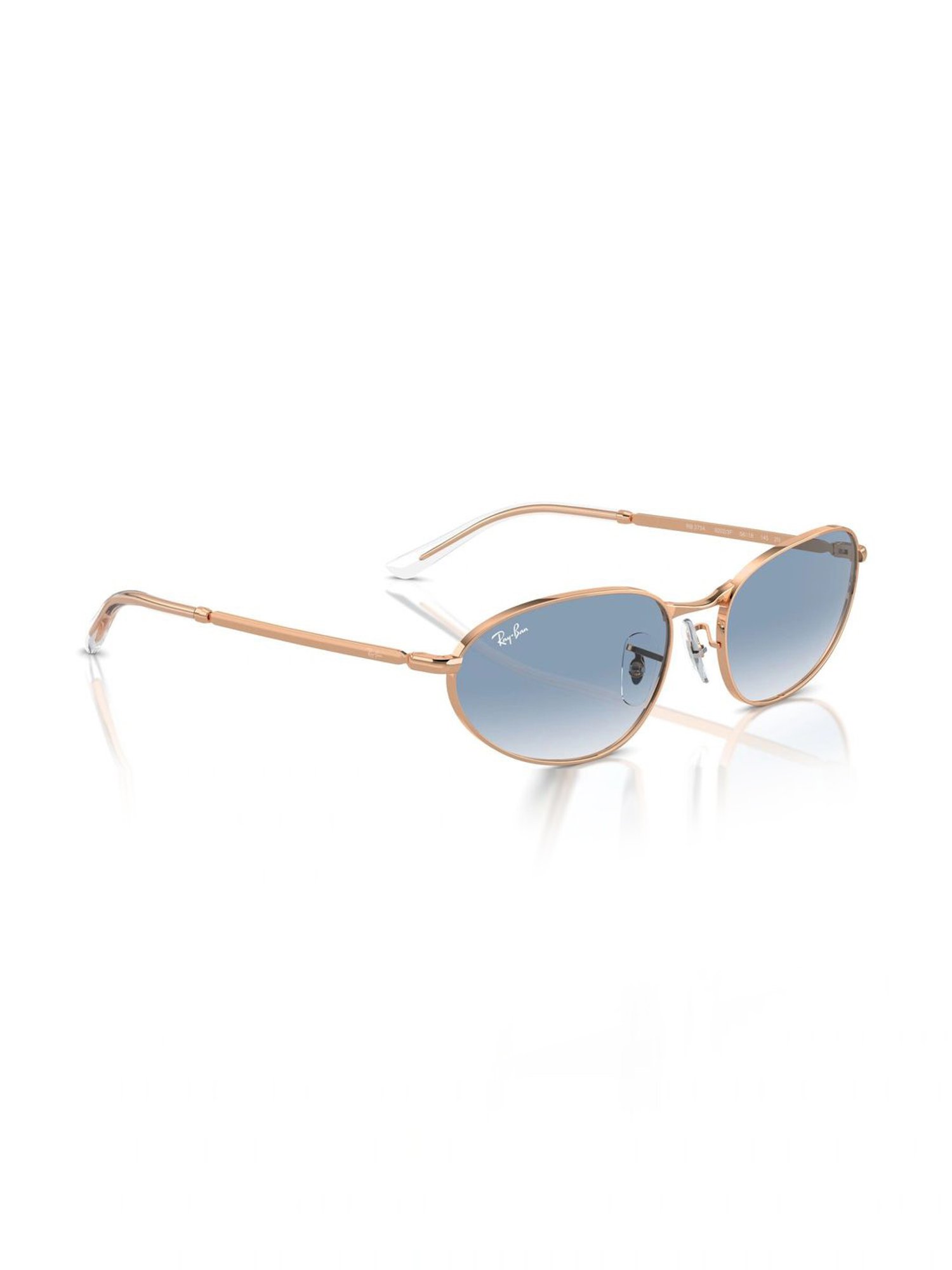 Buy Ray-Ban Light Blue Oval Gradient Unisex Sunglasses at Best