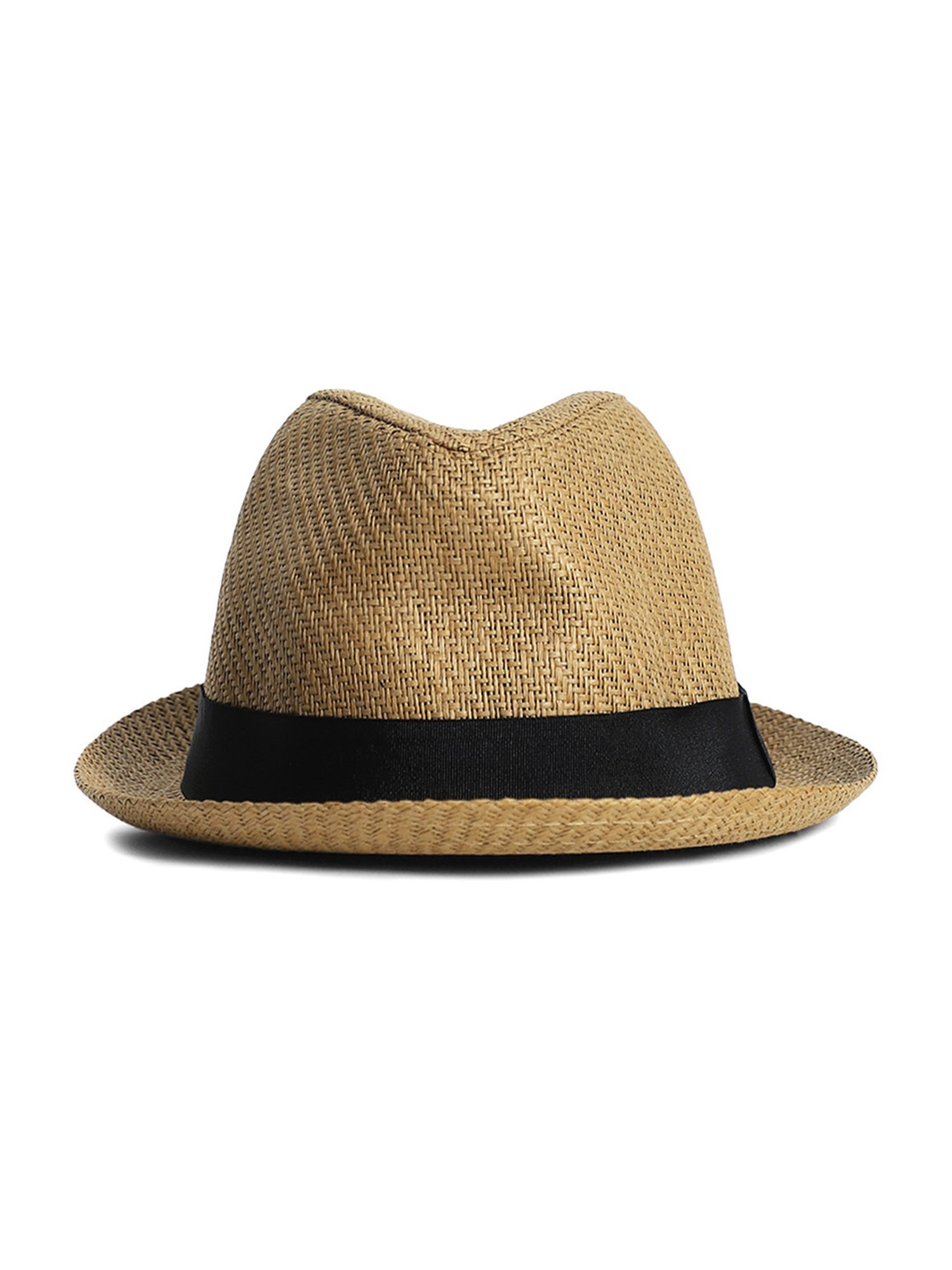 Buy Jack & Jones Coca Mocha JACTIM Woven Fedora Hat at Best Price