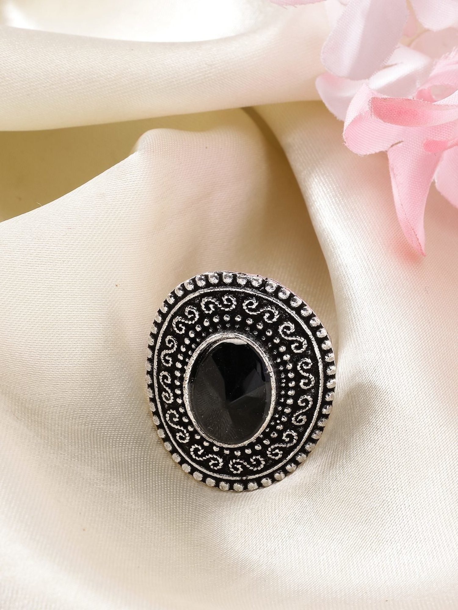 Buy Zivah Pure 925 Sterling Silver Ring Size 19 at Amazon.in