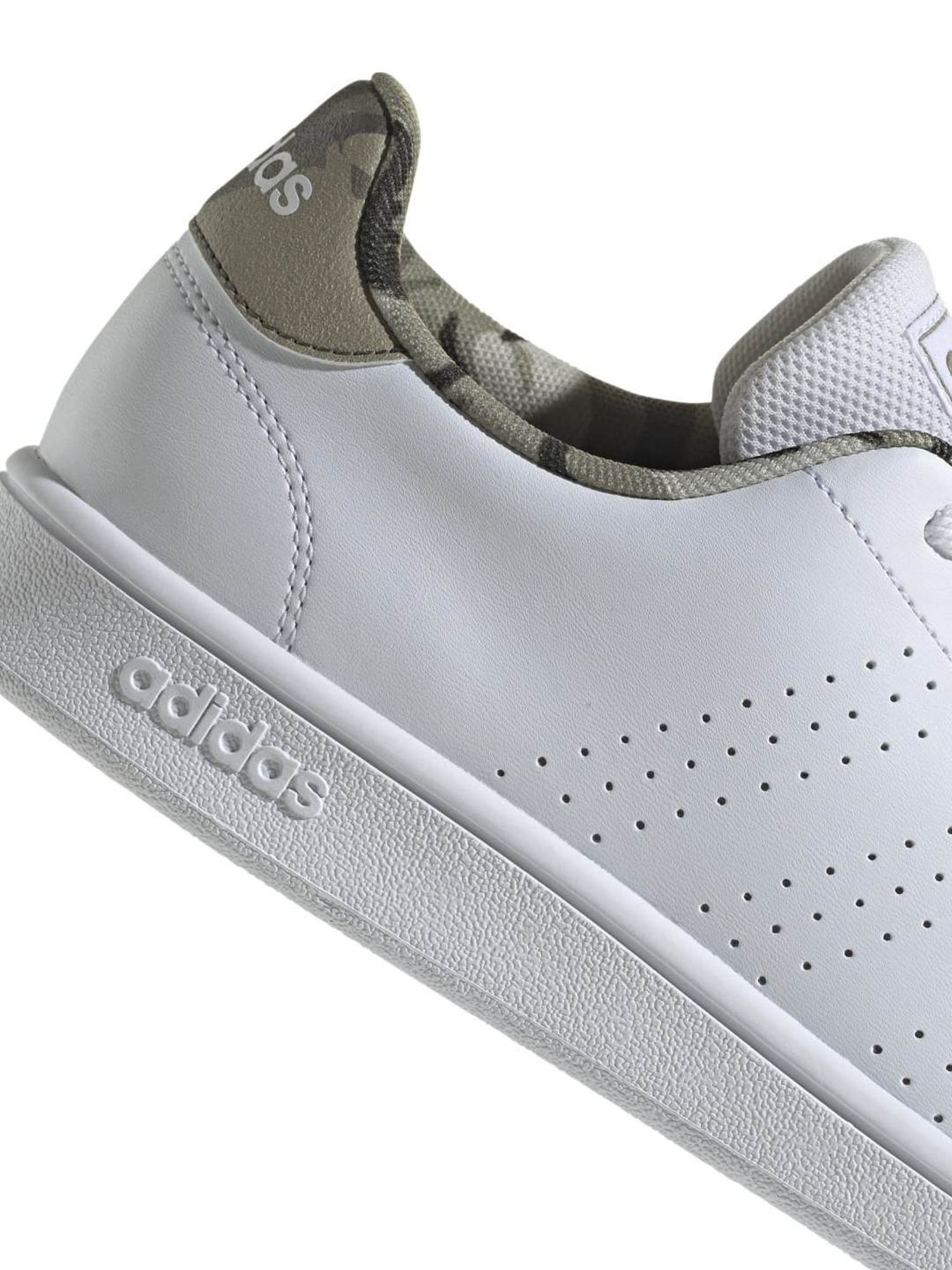 adidas gazelle silver green womens adidas Advantage Shoes Cloud White / Green / Grey Two – Heppo.com main image 0