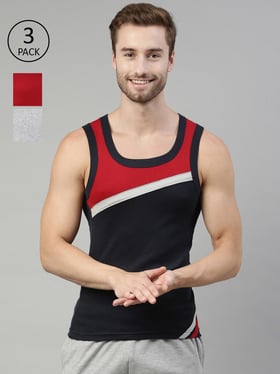 Dixcy Scott Originals Assorted Cotton Vest - Pack of 3