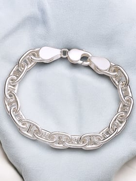 Buy Taraash 925 Silver Anchor Chain Bracelet Online At Best Price