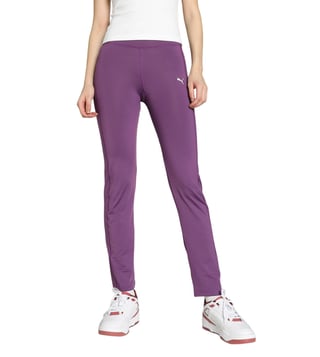 Purple puma track pants best sale