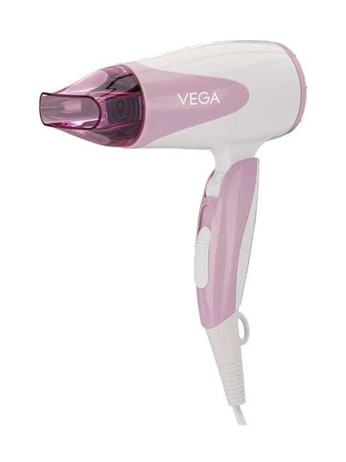 Vega Blooming Air Foldable 1000 Watts Hair Dryer With Heat & Cool Setting (VHDH-05, Color May Vary)