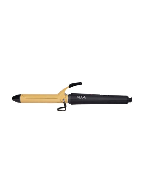 Vega Ease Curl Hair Curler-25 mm With Ceramic Coated Barrel (VHCH-02), Black