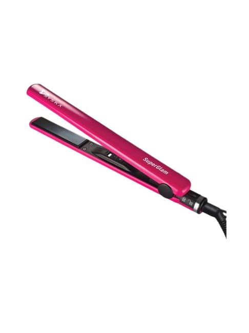 Syska HS6810 SuperGlam Ceramic Plates Hair Straightener Pink
