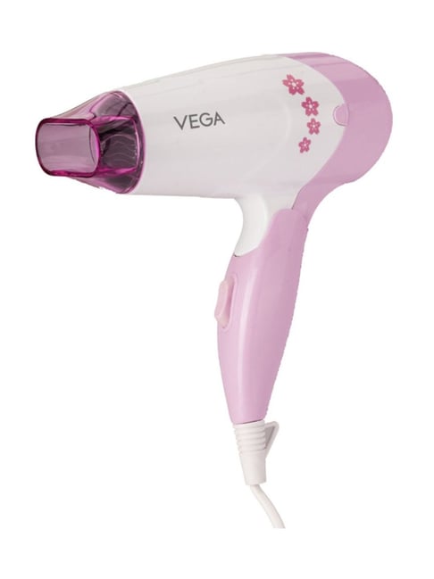 Vega Insta Glam Foldable 1000 Watts Hair Dryer With 2 Heat & Speed Settings, VHDH-20
