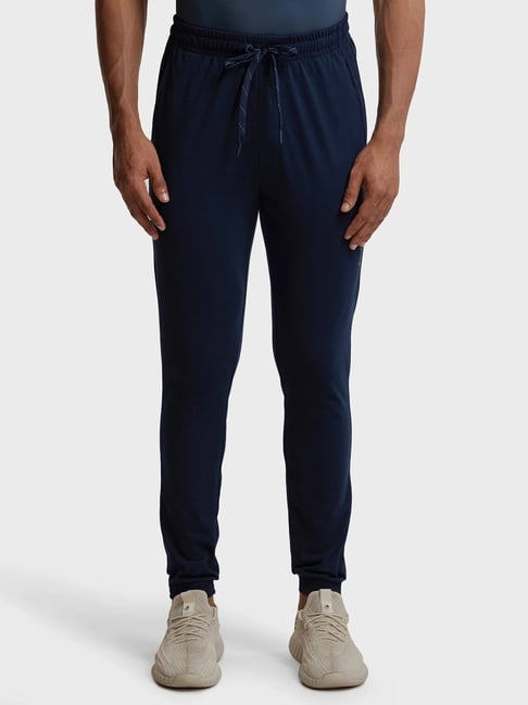 Buy Jockey Navy Slim Fit Joggers for Mens Online Tata CLiQ