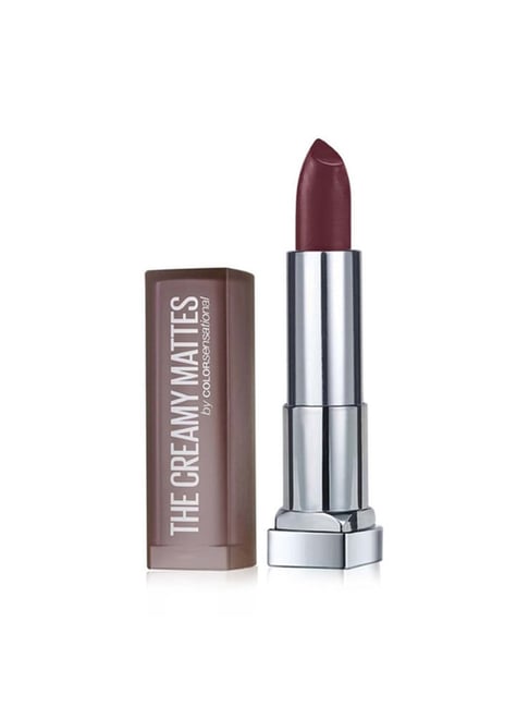 Maybelline New York Color Sensational Creamy Matte Lipstick - 696 Burgundy Blush, 3.9g-picture-31