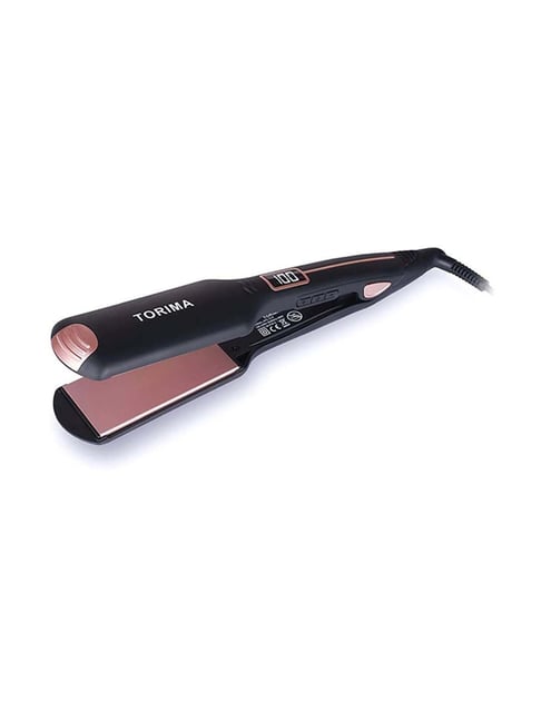 Torima ATC518 Kerashine Hair Straightener with Ceramic Plates (Black and Rose Gold)