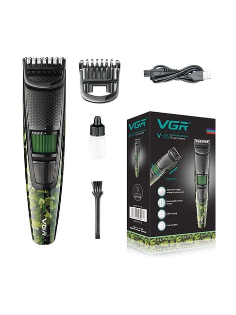 VGR V-053 Professional Corded and Cordless Hair Trimmer - 90 min Runtime (Camouflage)