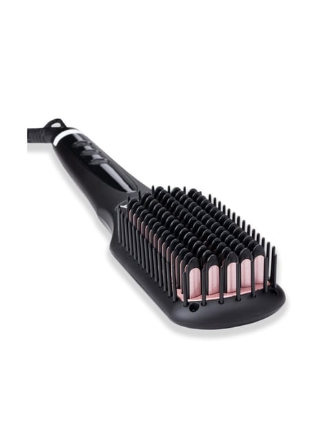 Vega Hair Straightener Brush with Ionic & Thermoprotect Technology, 16 Temperature Settings, VHSB-04