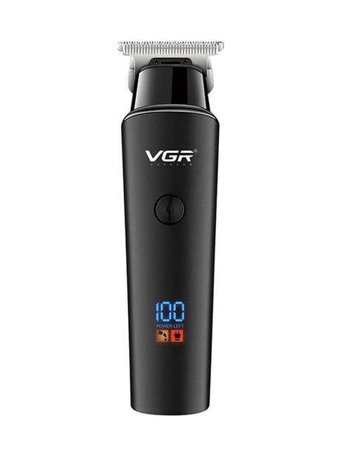 VGR V-937 Professional Cordless Hair Trimmer for Men - 500 Min Runtime (Black)