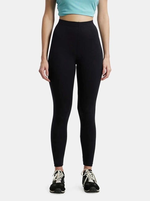 Jockey Black Slim Fit Leggings