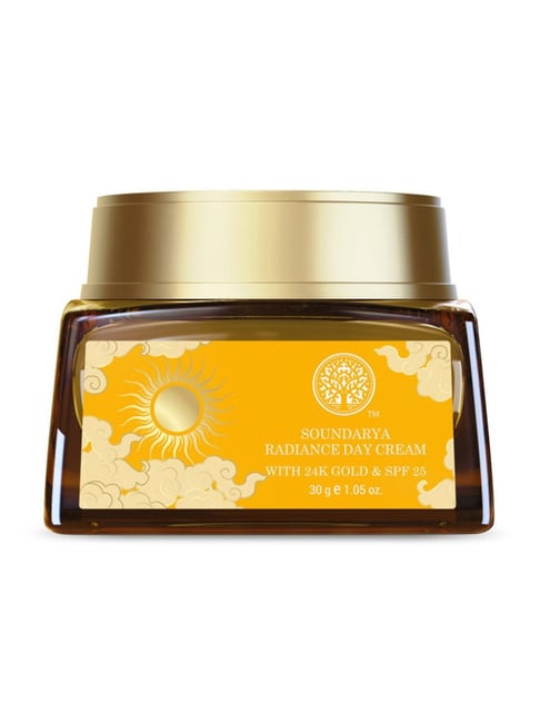 Forest Essentials Soundarya Radiance with 24K Gold & SPF 25 Day Cream Moisturiser - 30 gm
