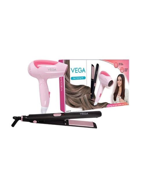 Buy VEGA Hair Styling Combo Kit with Hair Straightener Dryer